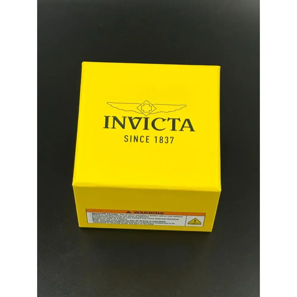 Invicta Celestial Langdon Men’s Watch 40mm Gold Band and Dial New in Box